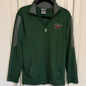 NHL Green and Gray Apparel Tag